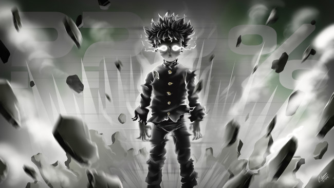 Обои картинки фото аниме, mob psycho 100, моб, психо, 100