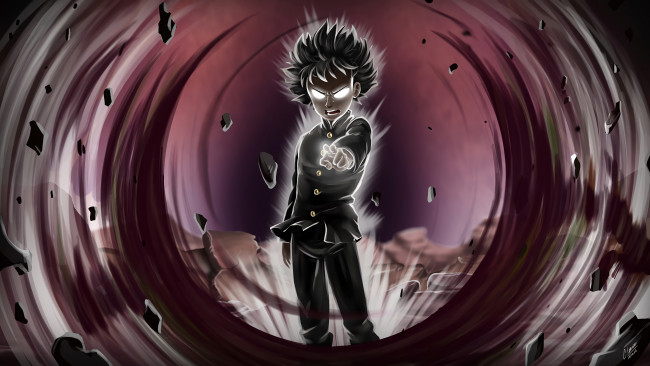 Обои картинки фото аниме, mob psycho 100, моб, психо, 100