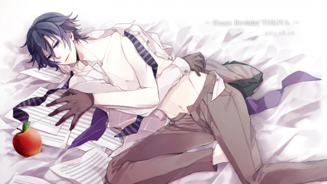 Обои картинки фото аниме, uta no prince-sama, поющий, принц