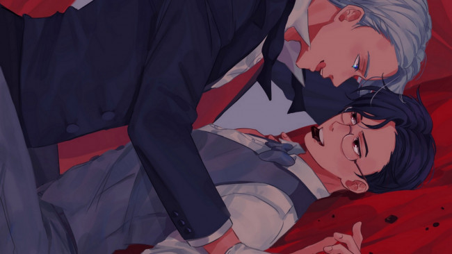 Обои картинки фото аниме, yuri on ice, парни