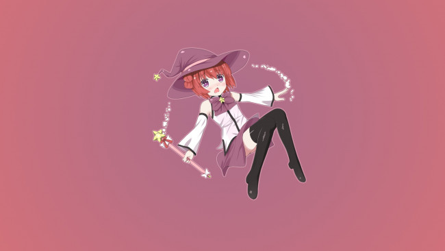 Обои картинки фото аниме, yuru yuri, фон, взгляд, девушка