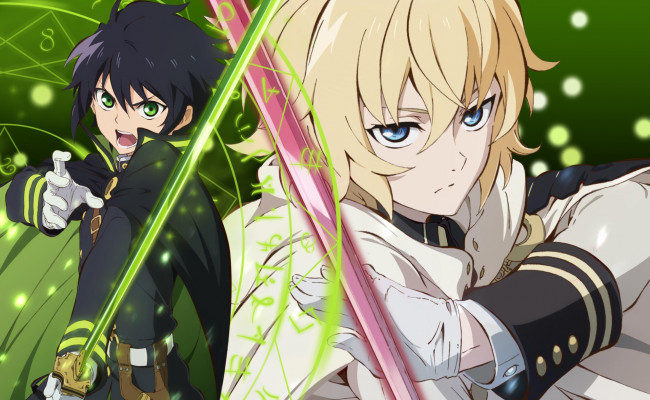 Обои картинки фото аниме, owari no seraph, парни