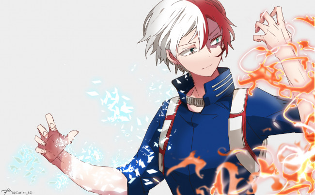 Обои картинки фото аниме, boku no hero academia, моя, геройская, академия