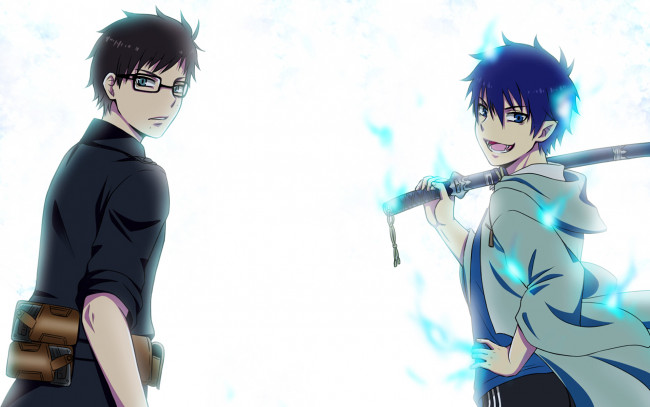 Обои картинки фото аниме, ao no exorcist, братья