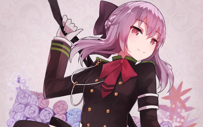 Обои картинки фото аниме, owari no seraph, девушка