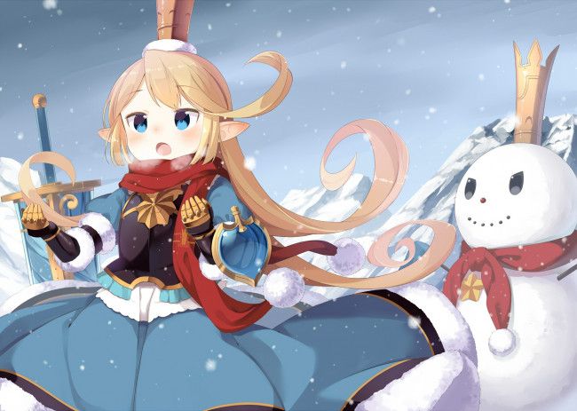 Обои картинки фото аниме, granblue fantasy, девочка