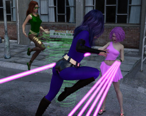 Картинка 3д+графика фантазия+ fantasy девушки взгляд фон