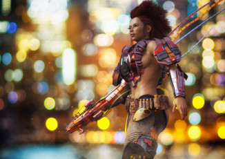 Картинка 3д+графика фантазия+ fantasy фон взгляд девушка