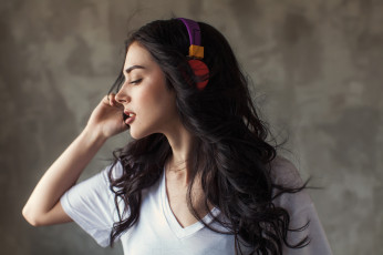 Картинка девушка девушки -unsort+ брюнетки темноволосые модель