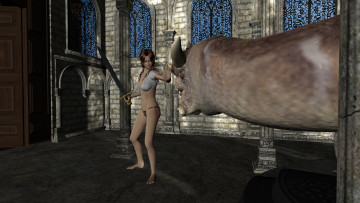 Картинка 3д+графика фантазия+ fantasy девушка взгляд дракон фон