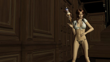 Картинка 3д+графика фантазия+ fantasy фон взгляд девушки