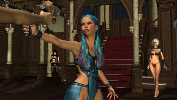 Картинка 3д+графика фантазия+ fantasy фон взгляд девушки