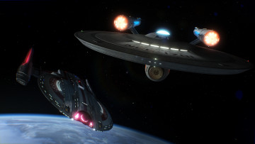 Картинка 3д+графика космические+корабли +звездолеты+ spaceships +starships галактики вселенная полет космический корабль