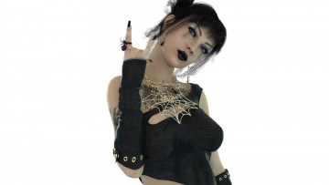 Картинка 3д+графика люди+ people фон взгляд девушка