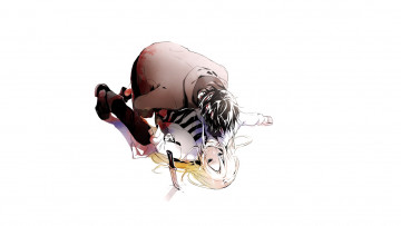 Картинка аниме satsuriku+no+tenshi satsuriku no tenshi ангел кровопролития парень девушка