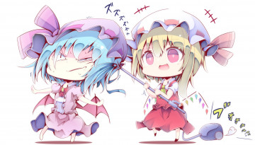 Картинка аниме touhou девочки
