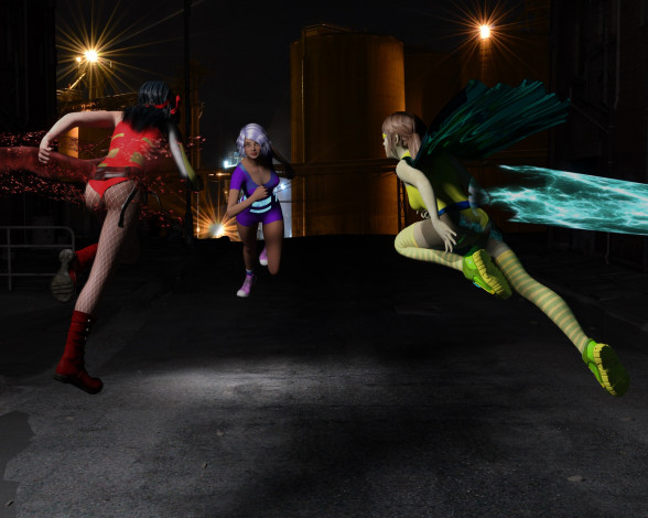 Обои картинки фото 3д графика, фантазия , fantasy, девушки, взгляд, фон