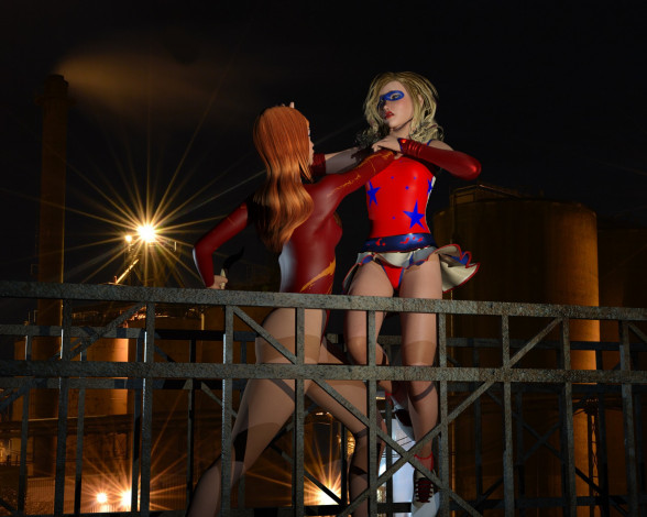 Обои картинки фото 3д графика, фантазия , fantasy, фон, взгляд, девушки