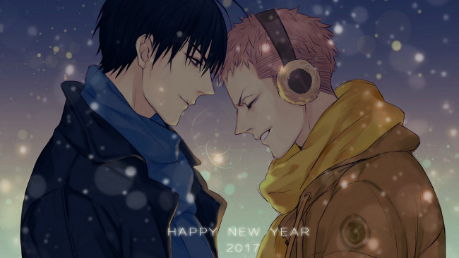 Обои картинки фото аниме, 19 days, парни