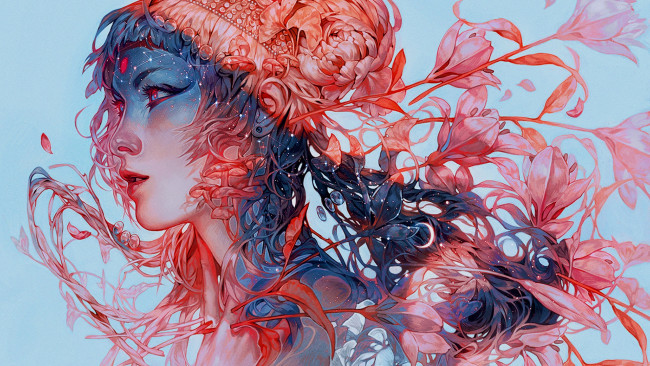 Обои картинки фото аниме, unknown,  другое , девушка