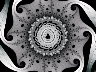 Картинка 3д+графика фракталы+ fractal цвет узор фон