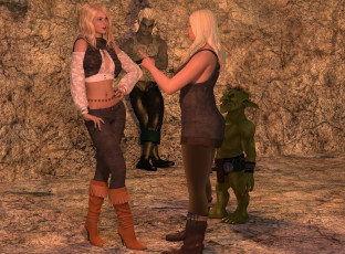 Картинка 3д+графика фантазия+ fantasy фон девушки взгляд