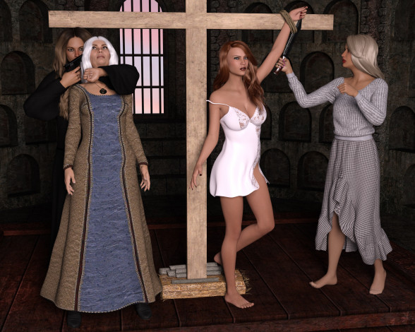 Обои картинки фото 3д графика, фантазия , fantasy, взгляд, девушки, фон