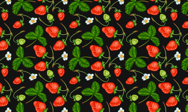 Обои картинки фото векторная графика, еда , food, клубника