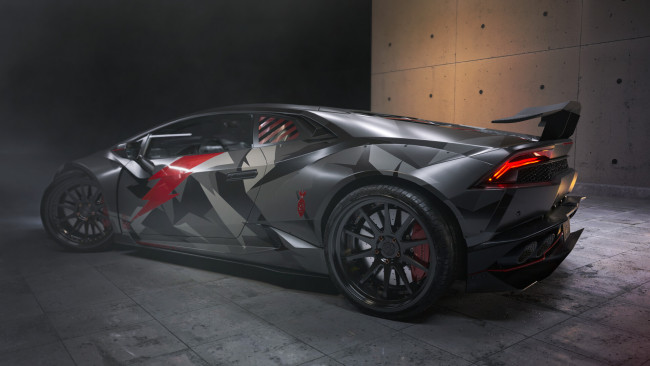 Обои картинки фото lamborghini huracan performante liberty walk camo, автомобили, 3д, lamborghini, huracan, performante, liberty, walk, camo
