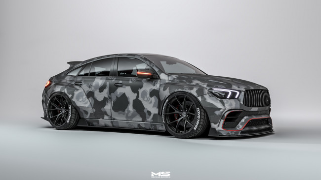 Обои картинки фото mercedes-banz gle coupe, автомобили, 3д, mercedes, benz, gle, coupe