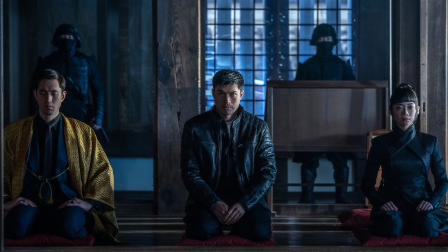 Обои картинки фото snake eyes,  g,  joe origins ,  2021 , кино фильмы,  joe origins, akiko, haruka, abe, henry, golding, snake, eyes, gi, joe, origins, бросок, кобры, снейк, айз, фантастика, фэнтези, боевик, триллер