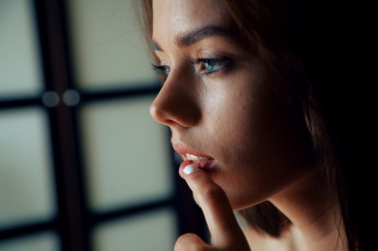 Картинка девушки keira+blue профиль