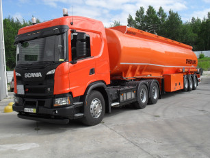 обоя автомобили, scania, бeнзовоз, тягач, track