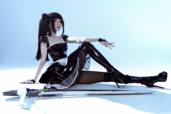 обоя momo cosplay, девушки, momo, девушка, женщина, брюнетка, темноволосая, сексуальная, модель, звезда, позирует, разная, обувь, верхняя, стильная, одежда, нижнее, эротическое, бельё, трусы, лифчик, колготки, чулки, аксессуары, макияж, и, множество, элементов, на, фотографии