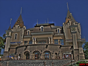 Картинка города здания дома