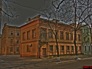 Картинка города здания дома