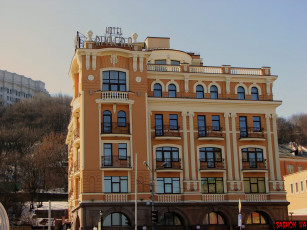 Картинка города здания дома