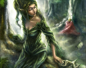 Картинка фэнтези эльфы