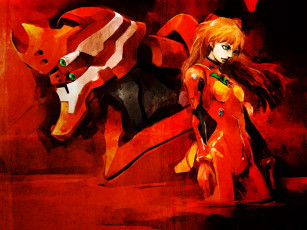 Картинка аниме evangelion
