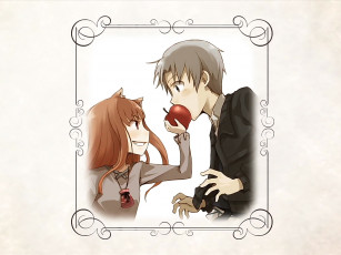 Картинка аниме spice and wolf