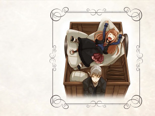 Картинка аниме spice and wolf