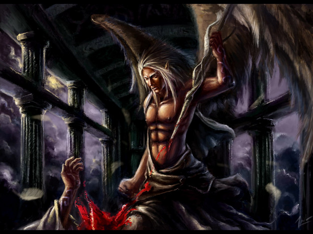 Обои картинки фото фэнтези, ангелы