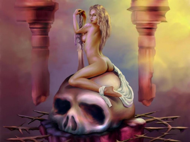 Обои картинки фото фэнтези, девушки