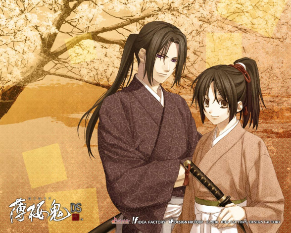 Обои картинки фото hakuouki, shinsengumi, kitan, аниме, hakuoki