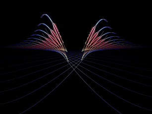 Картинка 3д графика fractal фракталы тёмный абстракция