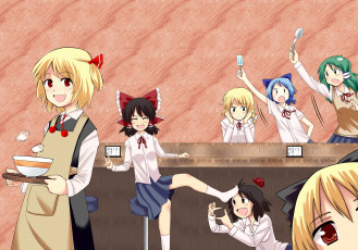 Картинка аниме touhou персонажи тохо