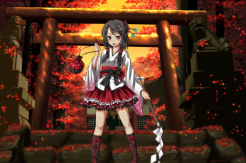 Картинка аниме touhou рейму хакурей