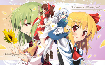 Картинка аниме touhou персонажи тохо