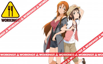 Картинка аниме working девушки