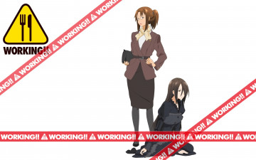 Картинка аниме working девушки